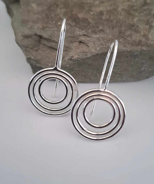 Deco Circle Earrings