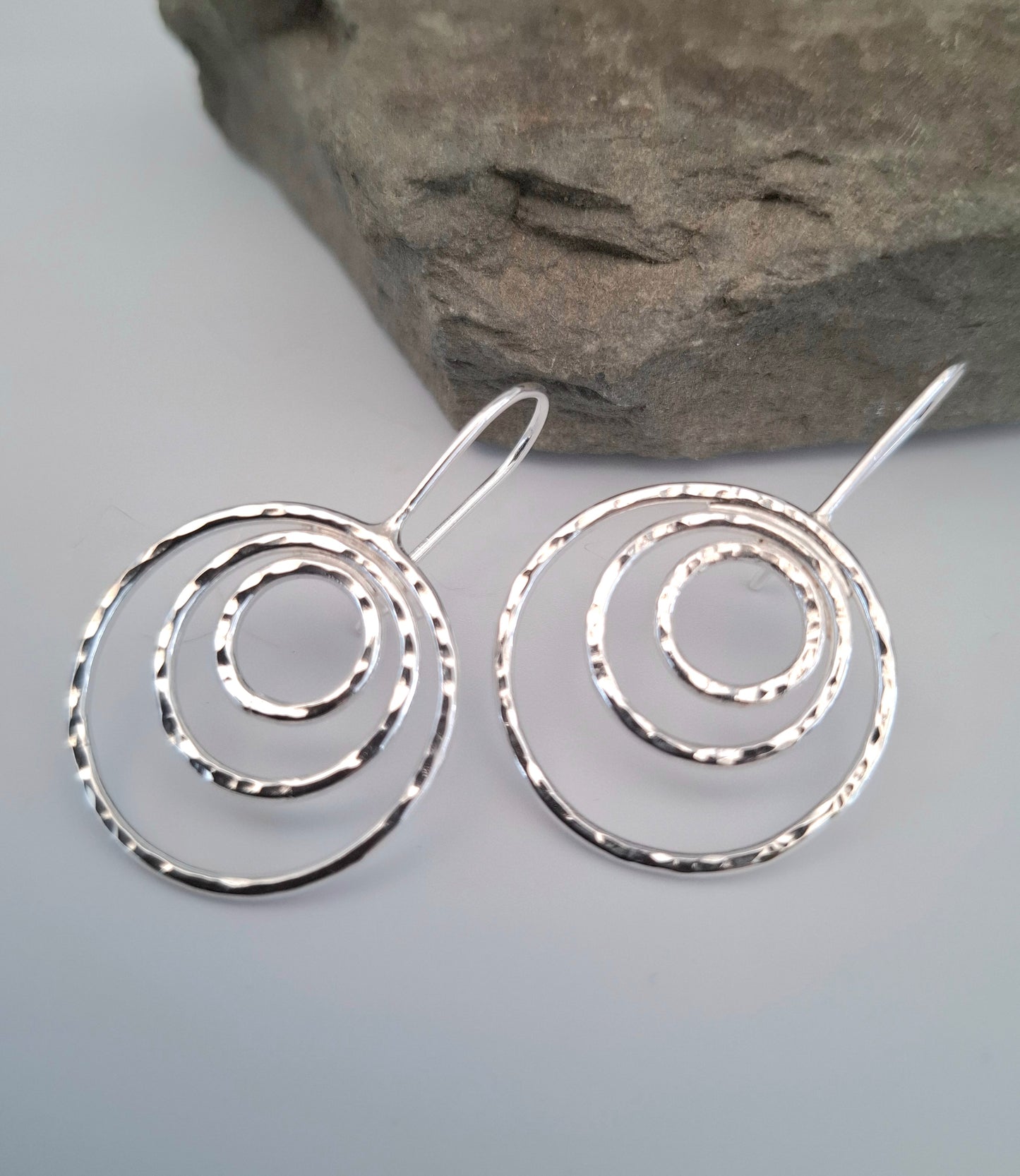 Large Deco Hoops Earrings