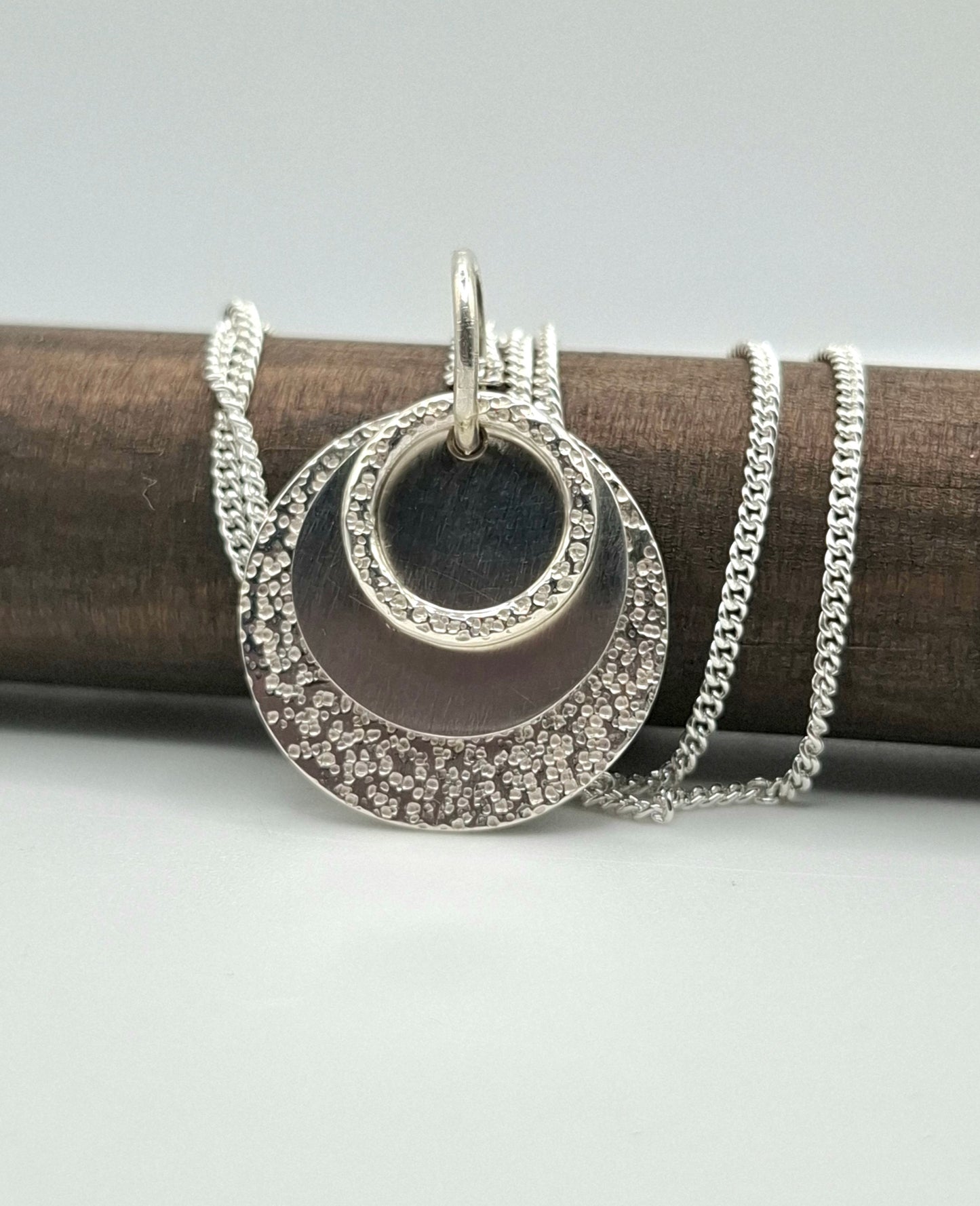 Ripple Necklace - Sandblast